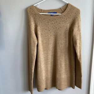 Like NEW.! Long Sweater with crystals.